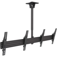 Kanto MBC211T Ceiling Mount for Menu Board, Digital Signage Display, Display Screen, TV - Height Adjustable - 2 Display(s) Supported - 40" to 60" Screen Support - 132 lb (59874.19284 g) Load Capacity - 75 x 75, 600 x 400 - VESA Mount Compatible - Steel, Plastic, Aluminum