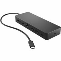 Station d'accueil USB Type C pour Notebook/Ordinateur de Bureau - Lecteur de carte mémoire - microSD, SD, microSD (TransFlash) - Noir HP - pour Notebook/Ordinateur de Bureau - Lecteur de carte mémoire - microSD, SD, microSD (TransFlash) - USB Type C - 2 Écrans supportées - 4K - 