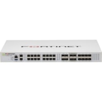 Fortinet FortiGate FG-400F Network Security/Firewall Appliance - 18 Port - 10/100/1000Base-T, 10GBase-X, 1000Base-X - Gigabit Ethernet - 12 Gbit/s Firewall Throughput - AES (256-bit), SHA-256 - 50000 VPN - 18 x RJ-45 - 16 Total Expansion Slots - 1U - Rack-mountable