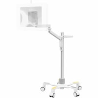 CTA Digital Medical VESA Compatible Articulating Arm Rolling Floor Stand - 33 lb (14968.55 g) Load Capacity - Floor - Metal