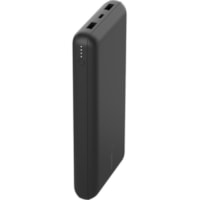 Belkin 15W 3-port USB Power Bank - 20K mAh - 2xUSB-A (12W), 1xUSB-C (15W) - Portable Charger - w/ USB-A to USB-C Cable - Black - For Smartphone, iPad Air, iPad mini, iPhone 13, iPhone 13 Pro, iPhone 13 Pro Max, iPhone 13 mini, iPhone 12, iPhone 12 Pro, iPhone 12 Pro Max, iPhone 12 mini, ... - 20000 