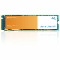 Disque SSD Aura Ultra IV 2 To - M.2 2280 Interne - PCI Express NVMe (PCI Express NVMe 4.0 x4) OWC - Ordinateur de bureau, Notebook, Carte mère Appareil compatible - 1000 To TBW - 5 Année Garantie - 1