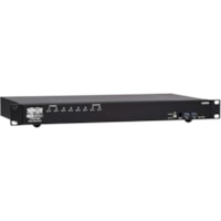 Boîtier de commutation KVM B024-H4U08 Tripp Lite by Eaton - 8 Ordinateur(s) - 1 Utilisateur(s) local - 4096 x 2160 - 50 Hz, 60 Hz - 12 x USB - 9 x HDMI - 1U - Montable en rack, Bureau