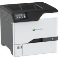 Imprimante laser CS730de Bureau Filaire - Couleur Lexmark - 40 ppm Mono / 40 ppm couleur - 2400 x 600 dpi Impression - Automatique Recto/Verso - 650 Feuilles Entrée - Ethernet - 120000 Cycle d'utilisation des pages - Impression papier ordinaire - Gigabit Ethernet - USB