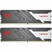 VIPER Venom 32GB (2 x 16GB) DDR5 SDRAM Memory Kit - For Desktop PC - 32 GB (2 x 16GB) - DDR5-6000/PC5-48000 DDR5 SDRAM - 6000 MHz - CL36 - 1.25 V - Retail - On-die ECC - Unbuffered - 288-pin - DIMM