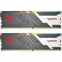 VIPER Venom 32GB (2 x 16GB) DDR5 SDRAM Memory Kit - For Motherboard - 32 GB (2 x 16GB) - RGB - DDR5-6200/PC5-49600 DDR5 SDRAM - 6200 MHz - CL40 - 1.35 V - Non-ECC - Unbuffered - 288-pin - DIMM