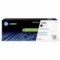 HP 138X Original High Yield Laser Toner Cartridge - Black - 1 Each - 4000 Pages