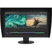 EIZO ColorEdge CG2700S-BK 27" (685.80 mm) Class WQHD LCD Monitor - 16:9 - Black - 27" (685.80 mm) Viewable - In-plane Switching (IPS) Technology - WLED Backlight - 2560 x 1440 - 1.07 Billion Colors - 400 cd/m² - 19 ms - HDMI - DisplayPort - USB Hub