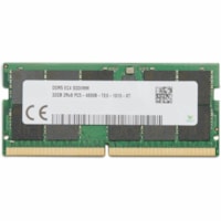 HP 32GB DDR5 SDRAM Memory Module - For Workstation, Desktop PC, Notebook - 32 GB (1 x 32GB) - DDR5-4800/PC5-38400 DDR5 SDRAM - 4800 MHz - ECC - 262-pin - SoDIMM