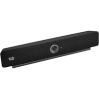 Cisco Webex Room Bar (Carbon Color) with table-stand Room Navigator - CMOS - 3840 x 2160 Video (Content) - H.460.18/19, H.264, H.323, SIP - Point-to-Point - 4K UHD - 60 fps - H.263, H.239 - G.711, G.722, G.722.1, G.729, AAC-LD, Opus - 1 x Network (RJ-45) - 1 x HDMI In - 2 x HDMI Out - USB - Gigabit 