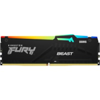 Kingston FURY Beast 32GB DDR5 SDRAM Memory Module - For Motherboard, Desktop PC - 32 GB (1 x 32GB) - DDR5-5600/PC5-44800 DDR5 SDRAM - 5600 MHz Dual-rank Memory - CL40 - 1.25 V - Retail - Non-ECC - Unbuffered - 288-pin - DIMM - Lifetime Warranty