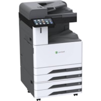 Lexmark CX943adtse Laser Multifunction Printer - Color  - Copier/Fax/Printer/Scanner - 55 ppm Mono/55 ppm Color Print - 1200 x 1200 dpi Print - Automatic Duplex Print - Up to 270000 Pages Monthly - Color Flatbed Scanner - 600 dpi Optical Scan - Color Fax - Gigabit Ethernet - USB - For Plain Paper Pr