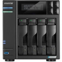 Asustor Lockerstor 4 Gen2 - AS6704T | 4-Bay NAS, Quad-Core 2.0GHz Processor, 4 M.2 NVMe Slots (PCIe 3.0), Dual 2.5GbE, Expandable to 10GbE, 4GB DDR4 RAM, (No Drive) - The No-Compromises 2.5GbE NAS Enthusiast-grade NAS with two, four or six bays