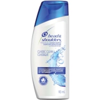 Shampooing Head & Shoulders - Propre Arôme - 3,04 oz liq (90 mL) - Poils - Hydratant - Sans parabène - 24 / boîte