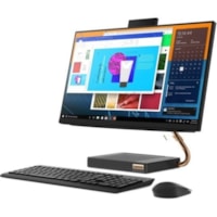 Lenovo IdeaCentre 5 24IMB05 F0FB009RUS All-in-One Computer - Intel Core i5 10th Gen i5-10400T - 8 GB - 256 GB SSD - 23.8" Full HD - Desktop - Black - Intel B460 Chip - 1920 x 1080 - Windows 10 Pro 64-bit - Intel UHD Graphics 630 DDR4 SDRAM - English Keyboard - IEEE 802.11ax - 120 W