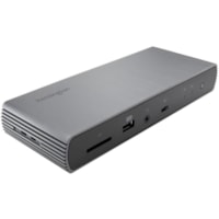 Station d'accueil Thunderbolt 4 pour Notebook/Moniteur - 96 W - Noir, Gris Kensington - pour Notebook/Moniteur - 96 W - Thunderbolt 4 - 2 Écrans supportées - 8K, 4K - 3840 x 2160, 4096 x 2160 - USB Type-C - 1 x Ports HDMI - HDMI - Noir, Gris - Filaire - Windows, macOS