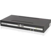 IOGEAR 2-Port Single View DisplayPort KVM Switch w/Audio and CAC support - 2 Computer(s) - 1 Local User(s) - 3840 x 2160 - 50 Hz, 60 Hz - 1 x Network (RJ-45) - 7 x USB - 3 x DisplayPort 