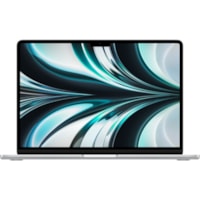 Ordinateur Portable MacBook Air MLXY3LL/A 13,6 po (345,44 mm) - (Apple M2) - 8 Go - 256 Go SSD - Silver Apple - Apple Morceau - 2560 x 1664 - macOS Monterey - Écran retina, Technologie IPS, Technologie True Tone - Appareil photo/Webcam - 18 Autonomie de batterie - IEEE 802.11ax Norme du résea