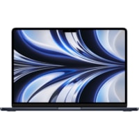 Ordinateur Portable MacBook Air MLY33LL/A 13,6 po (345,44 mm) - (Apple M2) - 8 Go - 256 Go SSD - Minuit Apple - Apple Morceau - 2560 x 1664 - macOS Monterey - Écran retina, Technologie IPS, Technologie True Tone - Appareil photo/Webcam - 18 Autonomie de batterie - IEEE 802.11ax Norme du résea