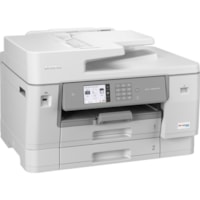 Brother MFC-J6955DW Wireless INKvestment Tank Inkjet Multifunction Printer - Color - Copier/Fax/Printer/Scanner - 1200 x 4800 dpi Print - Automatic Duplex Print - 250 sheets Input - Color Flatbed Scanner - 1200 dpi Optical Scan - Color Fax - Ethernet - Wireless LAN - Wi-Fi Direct, Near Field Communi