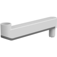 Ergotron CareFit Mounting Extension - White - Aluminum, High-grade Plastic, Plastic