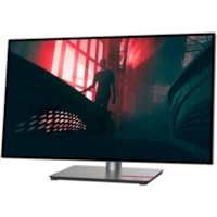 Lenovo ThinkVision P27h-30 27" Class WQHD LED Monitor - 16:9 - Raven Black - 27" Viewable - In-plane Switching (IPS) Technology - WLED Backlight - 2560 x 1440 - 1.07 Billion Colors - 350 cd/m² - 4 ms - 60 Hz Refresh Rate - HDMI - DisplayPort - USB Hub, KVM Switch