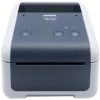 Brother TD-4210D Desktop Direct Thermal Printer - Monochrome - Label Print - USB - USB Host - Serial - 4.10" Print Width - 5 in/s (127 mm/s) Mono - 203 dpi - 4.65" (118.11 mm) Label Width x 118.11" (3000 mm) Label Length - ESC/P, CPCL, ZPL Emulation - For Android, PC