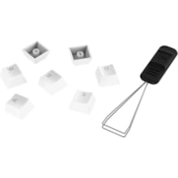 HyperX Full Key Set Keycaps - PBT (White) - Keyboard - White