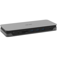 Acer USB Type-C Gen 1 Dock - for Notebook/Monitor - Charging Capability - Memory Card Reader - SD - 85 W - USB 3.1 Type C - 3 Displays Supported - 4K, Full HD, HD - 3840 x 2160, 1920 x 1080, 1280 x 720 - 1 x USB 3.1 Type-C Ports - 3 x USB Type-A Ports - USB Type-A - 1 x USB Type-C Ports - USB Type-C