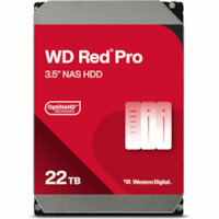 Western Digital Red Pro WD221KFGX 22 TB Hard Drive - 3.5" Internal - SATA (SATA/600) - Conventional Magnetic Recording (CMR) Method - Storage System Device Supported - 7200rpm - 5 Year Warranty