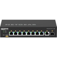 Commutateur Ethernet AV Line M4250 GSM4210PD 8 Ports Gérable - 10 Gigabit Ethernet - 10GBase-T, 10GBase-X Netgear - 8 Ports - Gérable - 10 Gigabit Ethernet - 10GBase-T, 10GBase-X - 3 Couche supportée - 1 Emplacements SFP - 110 W Budget PoE - Fibre Optique, Paire torsadée 