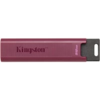 Kingston DataTraveler Max USB 3.2 Gen 2 Series Flash Drive - 512 GB - USB 3.2 (Gen 2) Type A - 1000 MB/s Read Speed - 900 MB/s Write Speed - Red - 5 Year Warranty