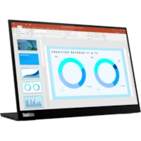 Lenovo ThinkVision M14d 14" Class LED Monitor - 16:10 - Raven Black - 14" Viewable - In-plane Switching (IPS) Technology - WLED Backlight - 2240 x 1400 - 16.7 Million Colors - 375 cd/m² - 6 ms - Extreme Mode Refresh Rate - USB Hub