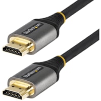 StarTech.com 13ft (4m) Premium Certified HDMI 2.0 Cable, High Speed Ultra HD 4K 60Hz HDMI Cable w/ Ethernet, HDR10, UHD HDMI Monitor Cord - 13.1 ft (4 m) HDMI Video Cable for Audio/Video Device, Monitor, Display Screen, Computer, Notebook, Desktop Computer, PC, Workstation, TV, Projector - First End