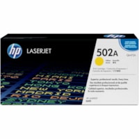 HP 502A (Q6472A) Original Toner Cartridge - Single Pack - Laser - 4000 Pages - Yellow - 1 Each