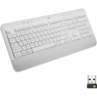 Logitech Signature K650 (Off-white) - Wireless Connectivity - Bluetooth/RF - 5.1 - 32.81 ft (10000 mm) - ChromeOS - PC, Mac - AA Battery Size Supported - Off White