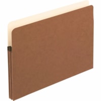 Esselte Legal Recycled Expanding File - 8 1/2" x 14" - 1 3/4" Expansion - Manila, Tyvek, Red Fiber - 30% Recycled - 25 / Box