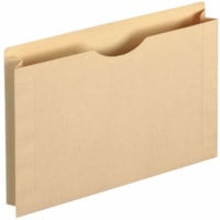 Pendaflex 2/5 Tab Cut Letter File Jacket - 2" (50.80 mm) Expansion - Top Tab Position - Manila