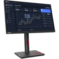 Lenovo ThinkVision T23i-30 23" Class Full HD LCD Monitor - 16:9 - Raven Black - 23" Viewable - In-plane Switching (IPS) Technology - WLED Backlight - 1920 x 1080 - 16.7 Million Colors - 250 cd/m² - 4 ms - 60 Hz Refresh Rate - HDMI - VGA - DisplayPort - USB Hub