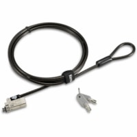 Kensington Slim NanoSaver 2.0 Keyed Laptop Lock - 5.9 ft (1.80 m) Cable - Keyed Lock - Carbon Steel - For Notebook