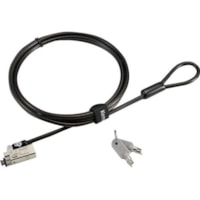 Kensington Slim NanoSaver 2.0 Keyed Laptop Lock - 5.9 ft (1.80 m) Cable - Master Keyed Lock - Carbon Steel - For Notebook