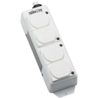 Tripp Lite by Eaton Safe-IT PS-415-HGDG 4-Outlets Power Strip - NEMA 5-15P-HG - 4 x NEMA 5-15R-HG - 15 ft (4.57 m) Cord - 15 A Current - 120 V AC Voltage - 1.80 kW - White