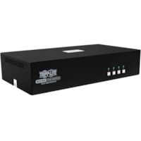 Boîtier de commutation KVM Secure B002-H2AC4-N4 Tripp Lite by Eaton - 4 Ordinateur(s) - 1 Utilisateur(s) local - 3840 x 2160 - 50 Hz, 60 Hz - 11 x USB - 10 x HDMI