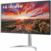 LG 32UP83A-W 32" (812.80 mm) Class 4K UHD LED Monitor - 16:9 - White - 31.5" (800.10 mm) Viewable - In-plane Switching (IPS) Technology - WLED Backlight - 3840 x 2160 - 1.07 Billion Colors - FreeSync Premium - 350 cd/m² - 5 ms - Speakers - HDMI - DisplayPort - USB Hub