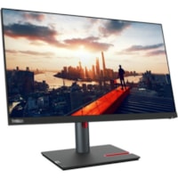 Moniteur LED ThinkVision P24h-30 24 po Classe WQHD - 16:9 - Noir corbeau Lenovo - 23,8 po Visible - Technologie IPS - WLED Rétroéclairage - 2560 x 1440 - 16,7 Millions de Couleurs - 300 cd/m² - 4 ms - 60 Hz Fréquence de rafraîchissement - HDMI - DisplayPort - Concentrateur 