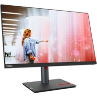 Moniteur LED ThinkVision P24q-30 24 po Classe WQHD - 16:9 - Noir corbeau Lenovo - 23,8 po Visible - Technologie IPS - WLED Rétroéclairage - 2560 x 1440 - 16,7 Millions de Couleurs - 300 cd/m² - 4 ms - 60 Hz Fréquence de rafraîchissement - HDMI - DisplayPort - Concentrateur 