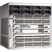 Cisco Catalyst 9400 Series 7 Slot Chassis - Manageable - Gigabit Ethernet - 10/100/1000Base-T - 3 Layer Supported - Modular - 10U - Rack-mountable