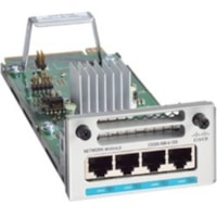 Cisco Catalyst 9300 4 x mGig Network Module, Spare - For Data Networking - 4 x Expansion Slots - Plug-in Module