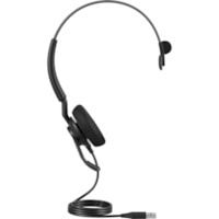 Casque Engage 40 Filaire Sur tête Mono Canal Jabra - Mono Canal - USB Type A - Filaire - 50 Hz à 20 kHz - Sur tête - Monaural - Supra-aural - 5,2 pi (1,60 m) Câble - Technologie MEMS Microphone