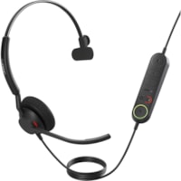 Casque Engage 40 Filaire Sur tête Mono Canal Jabra - Mono Canal - USB Type C - Filaire - 50 Hz à 20 kHz - Sur tête - Monaural - Supra-aural - 5,2 pi (1,60 m) Câble - Technologie MEMS Microphone